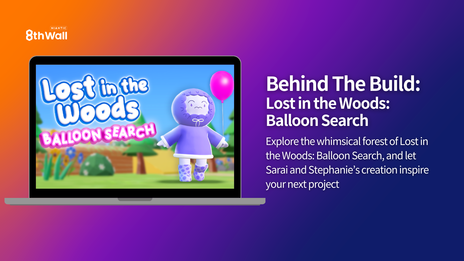 Behind the Build: Guide Purple Guy through the woods in this cozy 3D web adventure