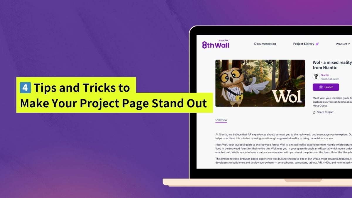 Four tips and tricks for making your featured project page stand out