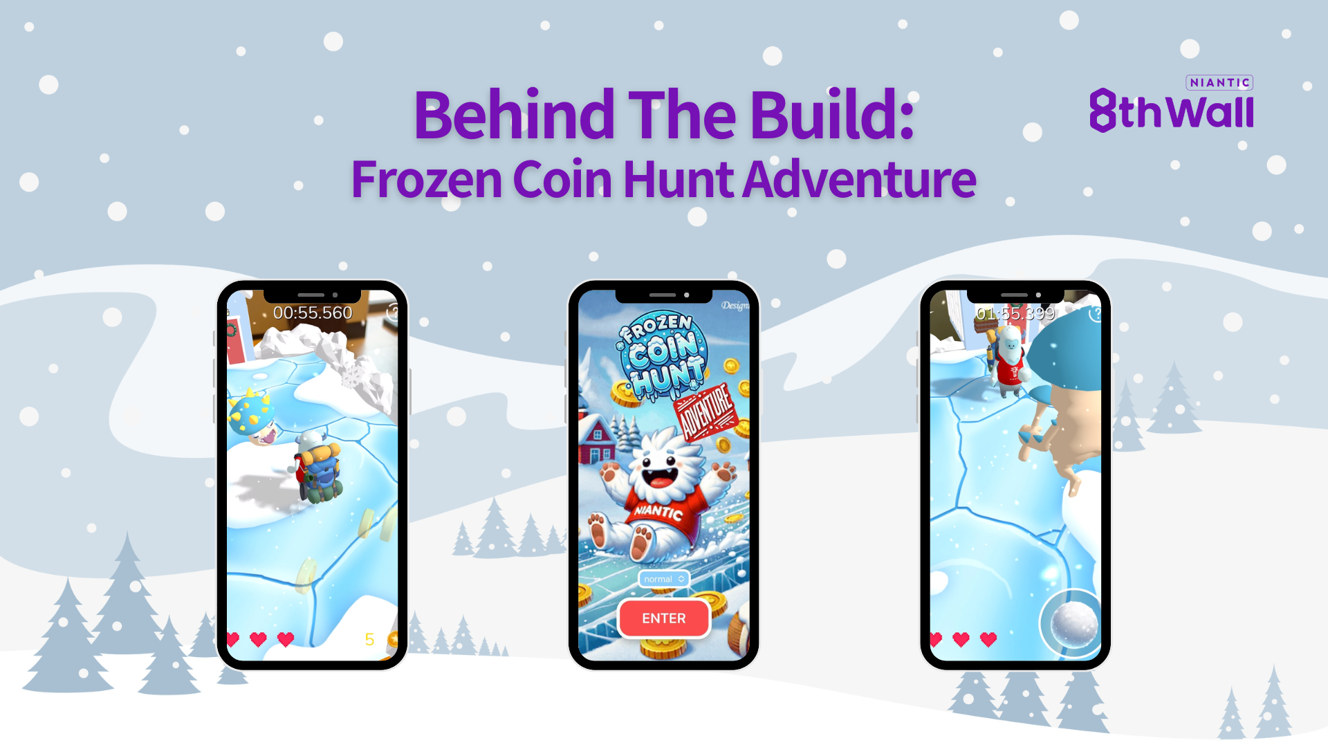 Frozen Coin Hunt Adventure: Collect Coins and Outsmart the Iced Mushrooms!