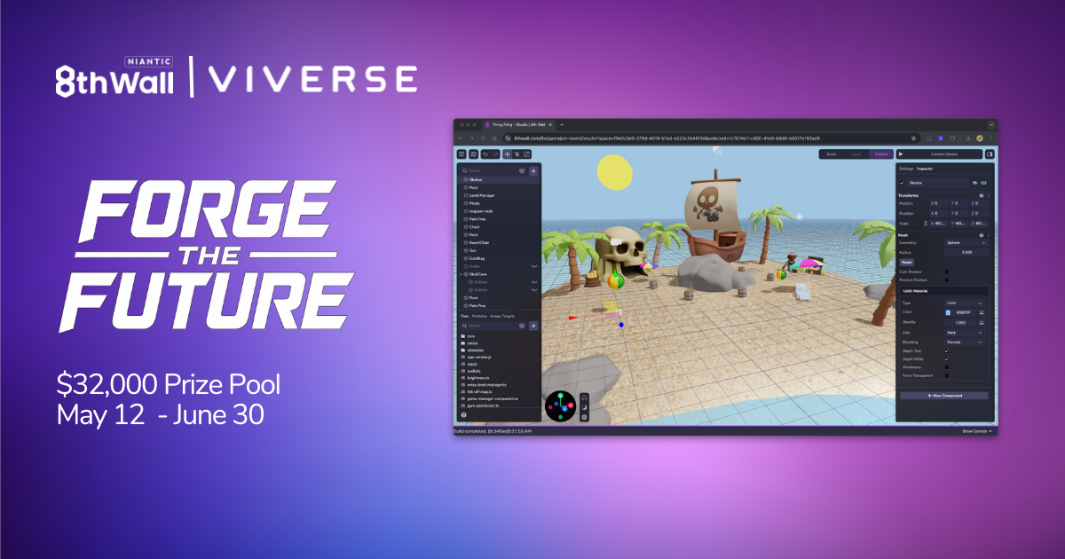 8th Wall x VIVERSE Game Jam: Forge the Future