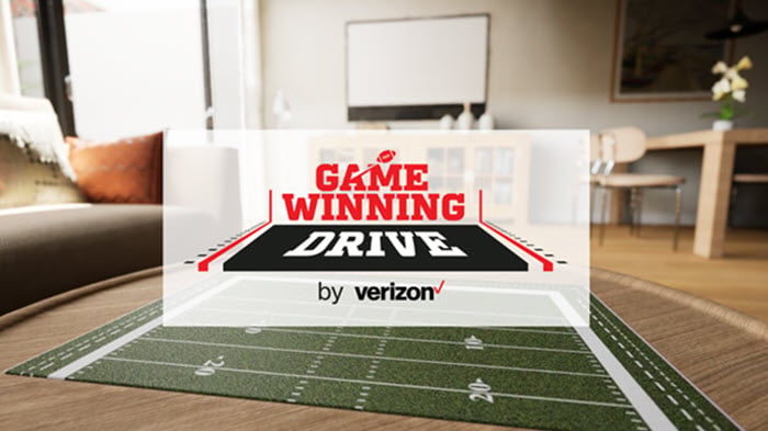 Verizon and Omaha Productions Engage Fans with cutting-Edge AR football trivia experience