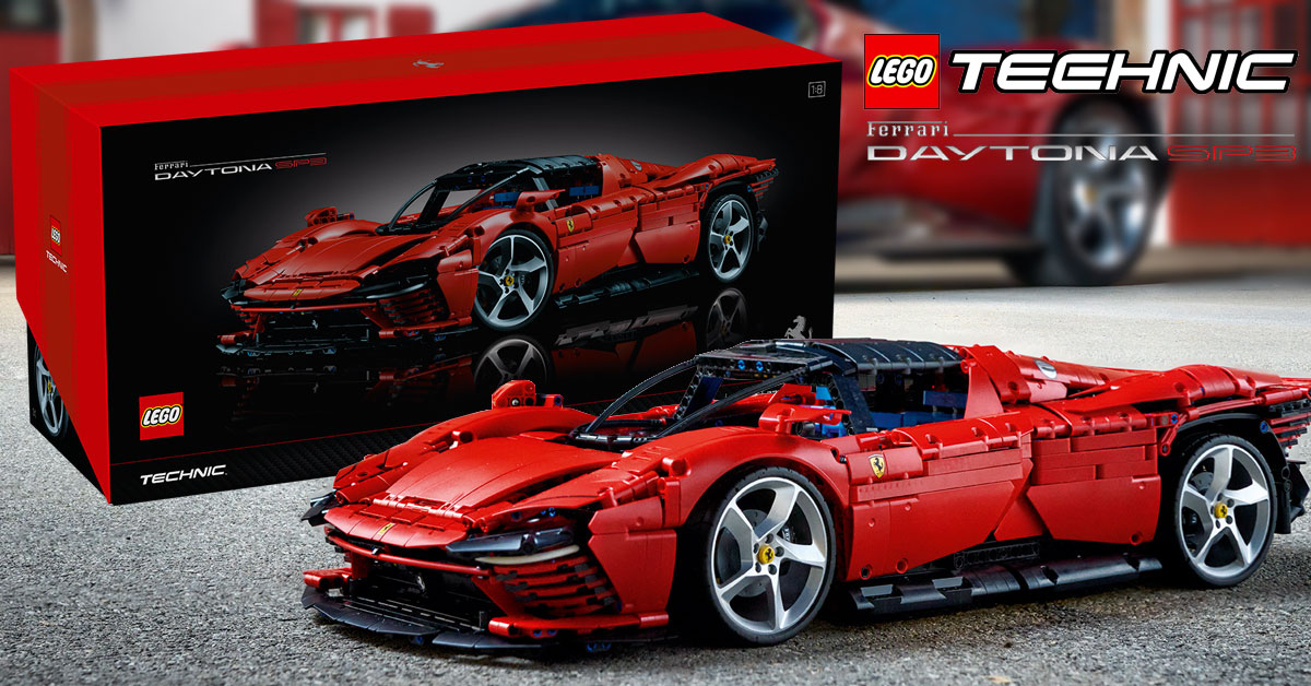 Get closer to that real Ferrari experience with the new LEGO Technic X