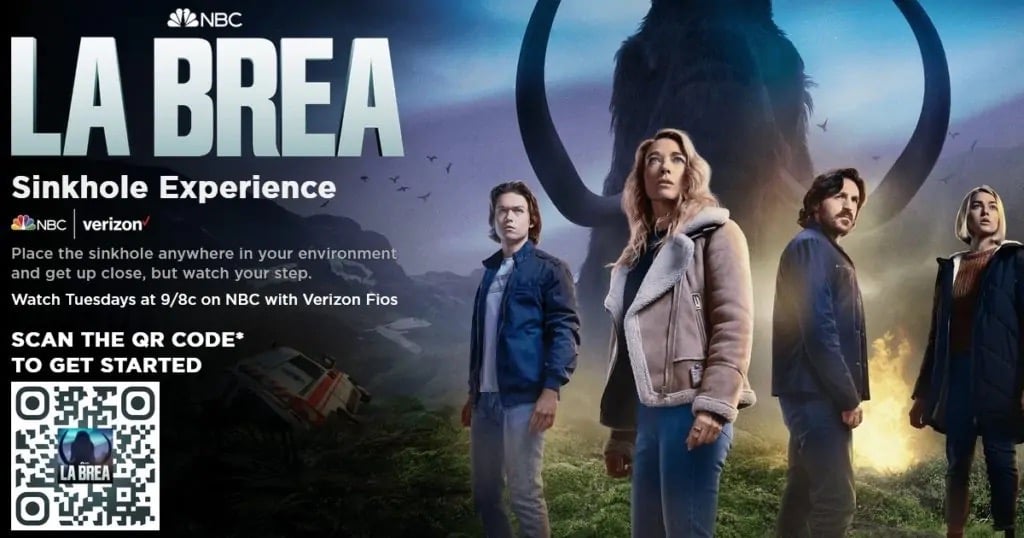NBC and Verizon bring fans into “La Brea” series with a WebAR experience