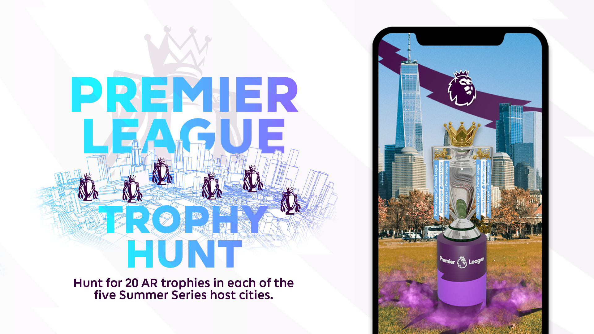 Premier League launches interactive trophy hunt to celebrate first Premier League Summer Series