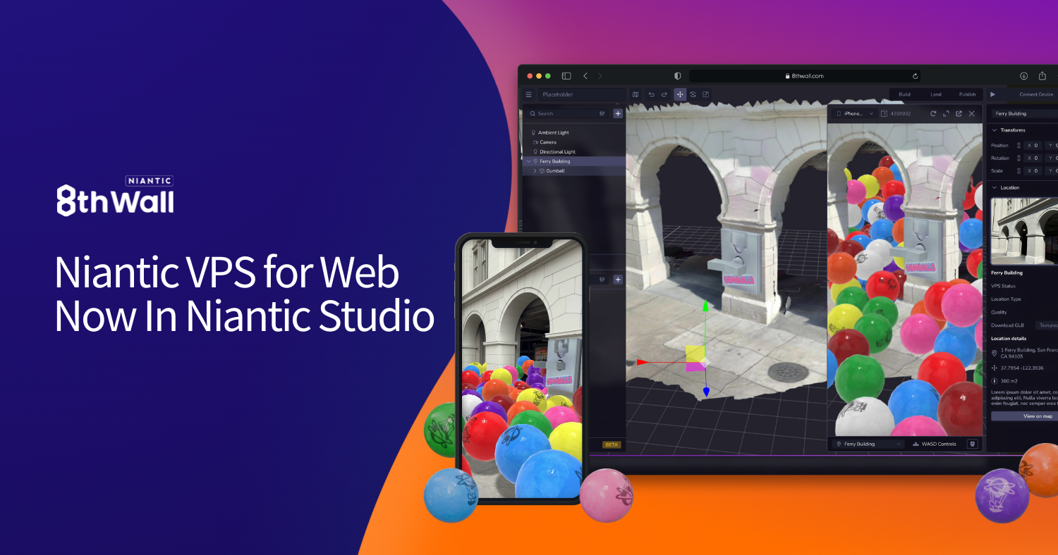 Niantic VPS Meets Niantic Studio: Simplifying Real-World WebAR Creation