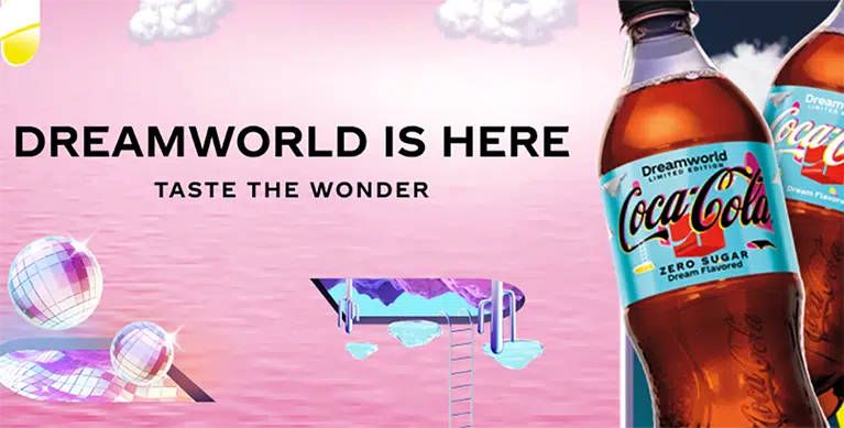 Coca-Cola collaborates with Tomorrowland on an AR concert experience for the release of Coca-Cola Dreamworld