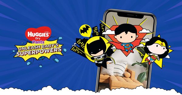 huggies superhero AR