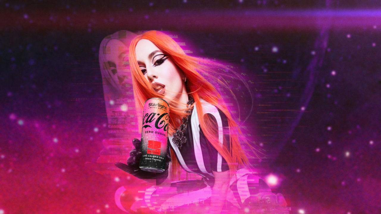 Coca-Cola launches an out-of-this-world WebAR concert for the release of Coca-Cola Starlight with Ava Max