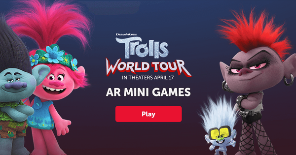 trolls world tour AR